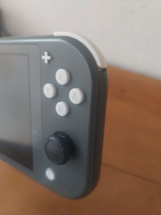 Nintendo switch lite cinza