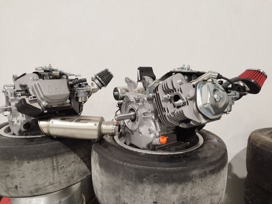 Karts e Motores  2T/4T, 212cc até 460cc, novos e usados