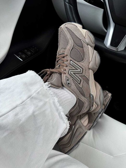 Кроссовки New Balance 9060 Beige Brown/NB Кросівки Жіночі НьюБеланс
