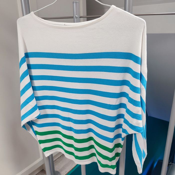 Cienki sweter w paski Orsay luźne xs