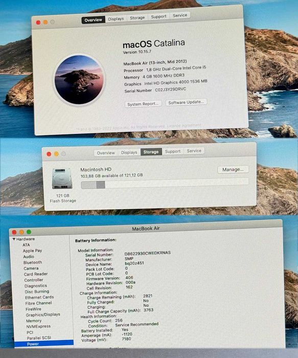 MacBook Air 13" 2012 - Prata