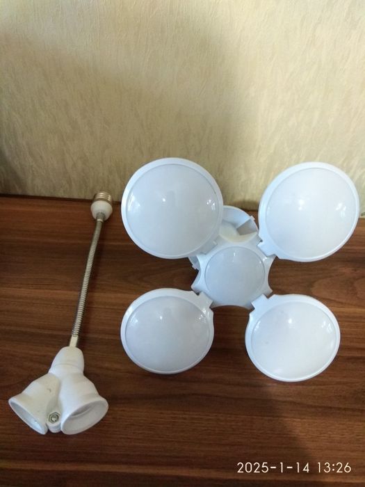 Лампа лепесток с удлинителем