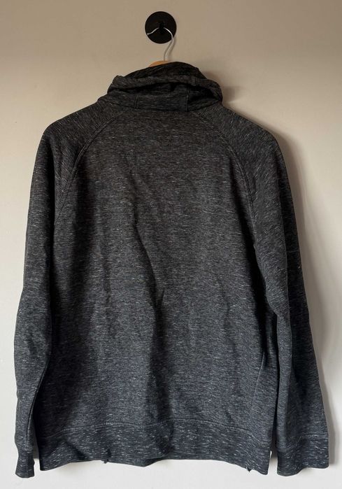 Bluza kangurka z golfem M bawełniana szara H&M