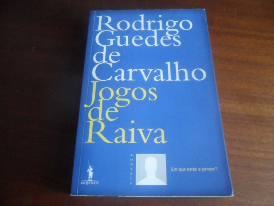 "Jogos de Raiva" de Rodrigo Guedes de Carvalho - 1ª Edição de 2018