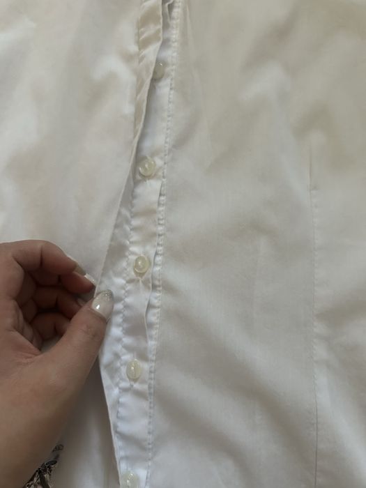 Biala koszula z dlugim rekawkiem reserved