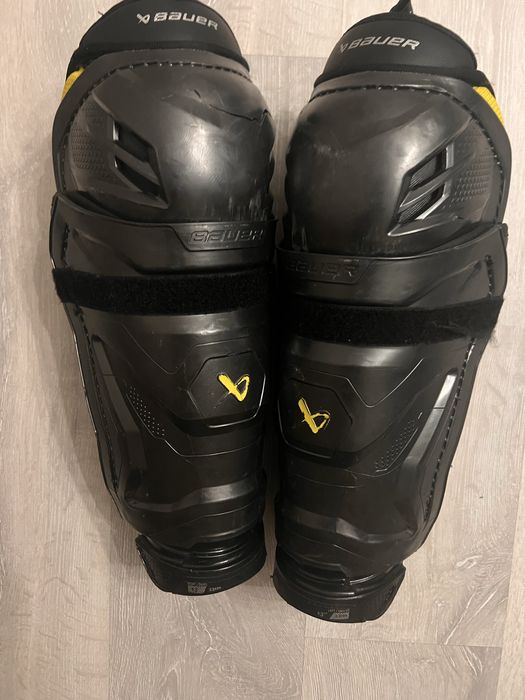 хоккейные щитки Bauer Supreme Mach Intermediate Hockey Shin Guards