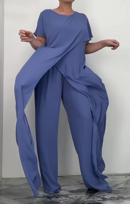 54-58р. Костюм двійка (брюки+ довга туніка)