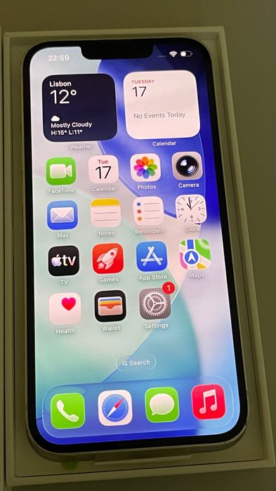 Iphone 13 128GB Branco bateria nova 100%