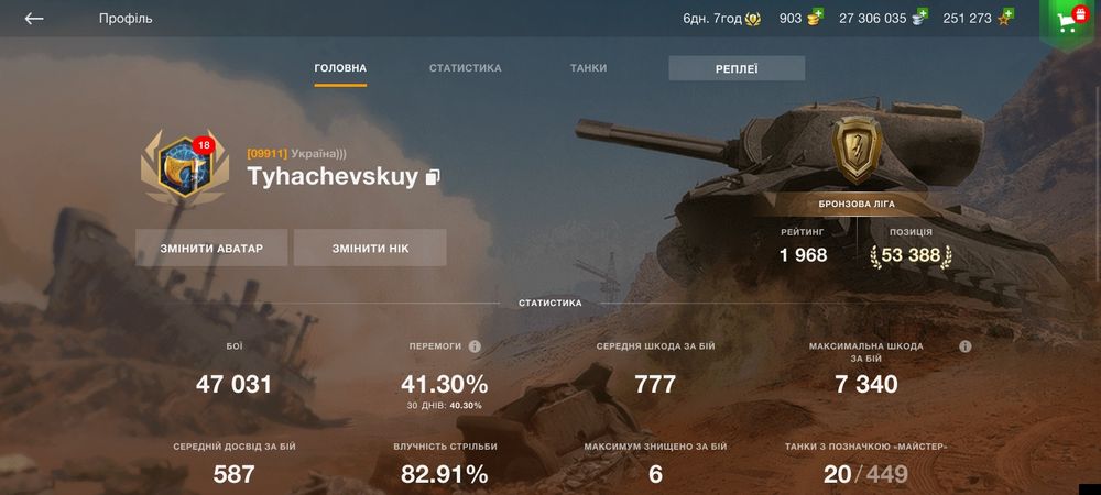 Продається акаунт