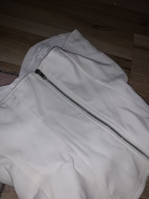 Gorset biały na zamek