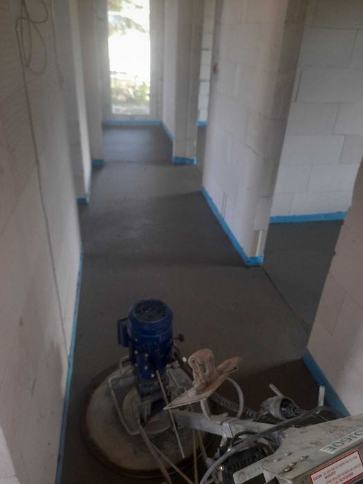 Posadzki z mixokreta zacierane mechanicznie