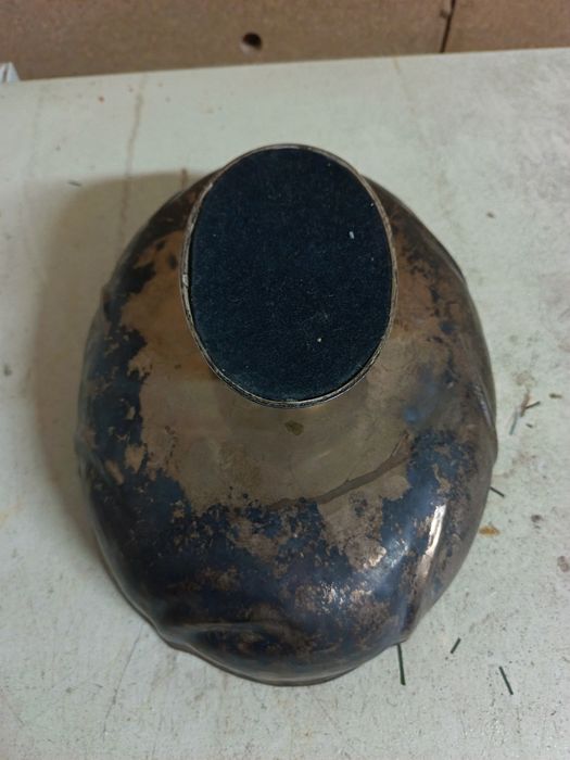 Taça/fruteira em estanho