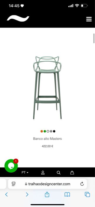 Cadeiras Altas da Kartell