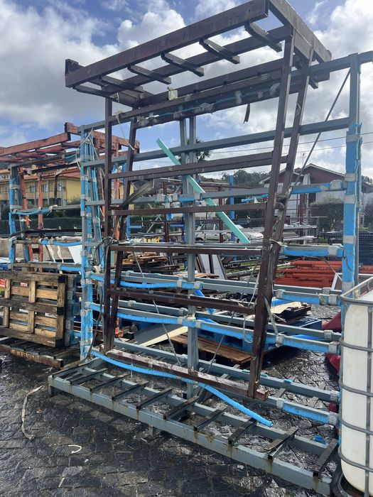 Cavaletes carrinhos para aluminio