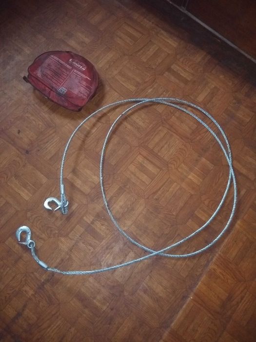 Трос буксировочный с двумя крюками