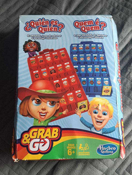 Jogo de Tabuleiro Quem é Quem? Grab & Go - Hasbro Gaming
