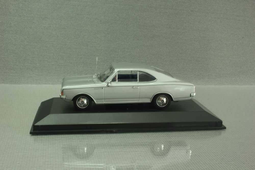 Opel Rekord C Coupe Silver 1966 Minichamps model 1:43