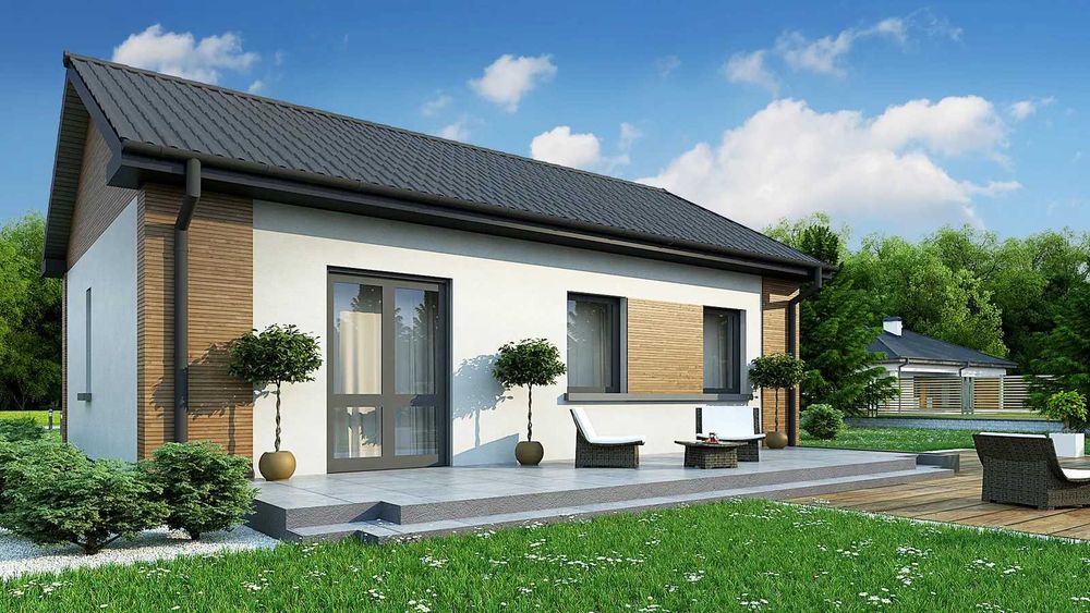 Dom wolnostojący 58,24 m2, Jaworzno Bory, stan developerski