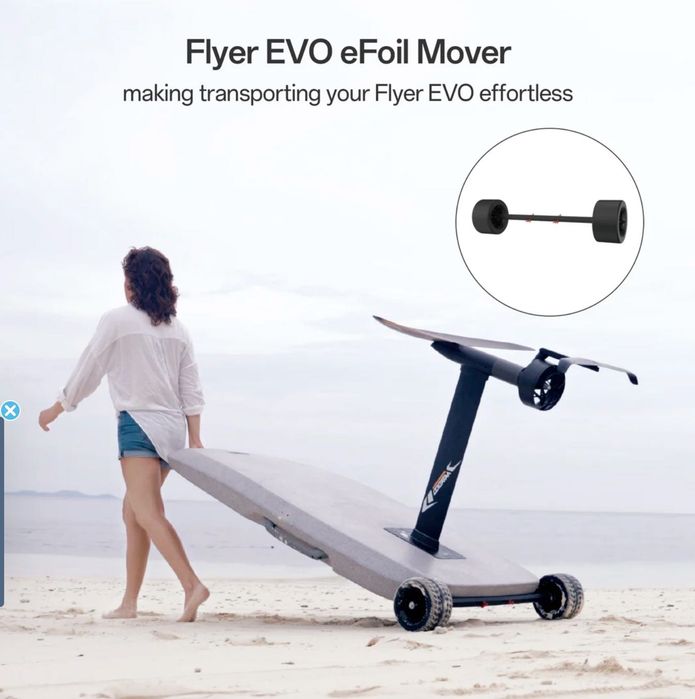 Prancha surf elétrica eFoil nova -   Waydoo (kit Scooter + full extras)  - desconto 2.000€