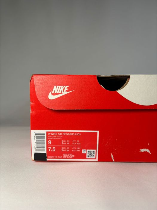 Nike Air Pegasus 2005 Cinza e Amarelas, Tamanho 40,5