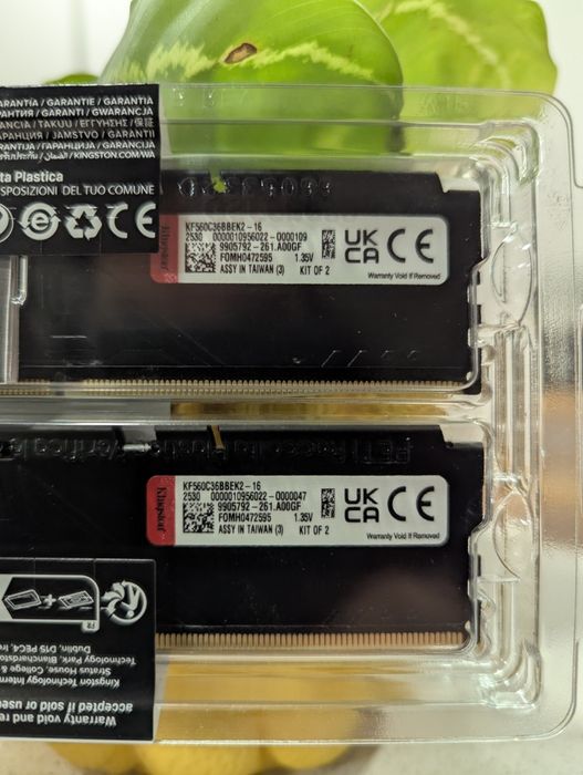 Memória RAM Kingston Fury Beast 16GB RAM 6000MT/s DDR5 CL36 (2x8GB)