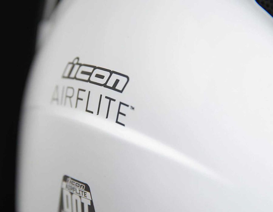 Capacete Integral Icon Airflite Branco - MegaPreço - novo na embalagem