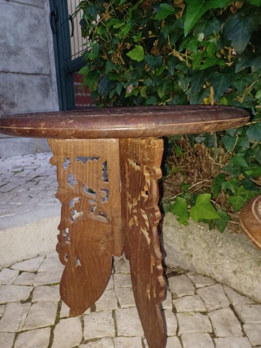 Mesas indianas de apoio de sala