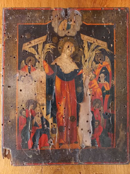 Иконы старинные на дереве