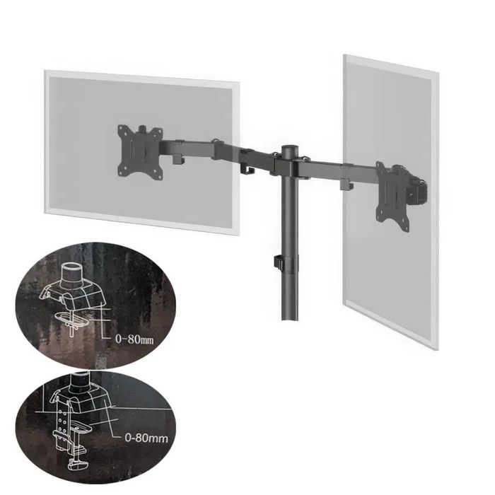Підставка для двох моніторів UKC Desk Mount 9629 17"-33" кріплення