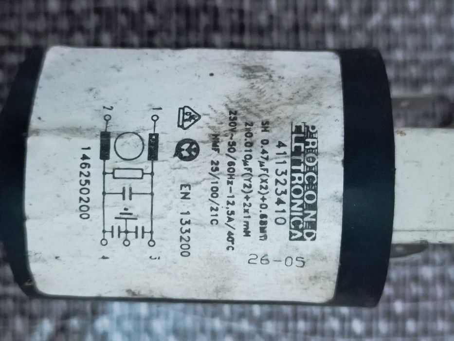 Конденсатор до стиральної машини