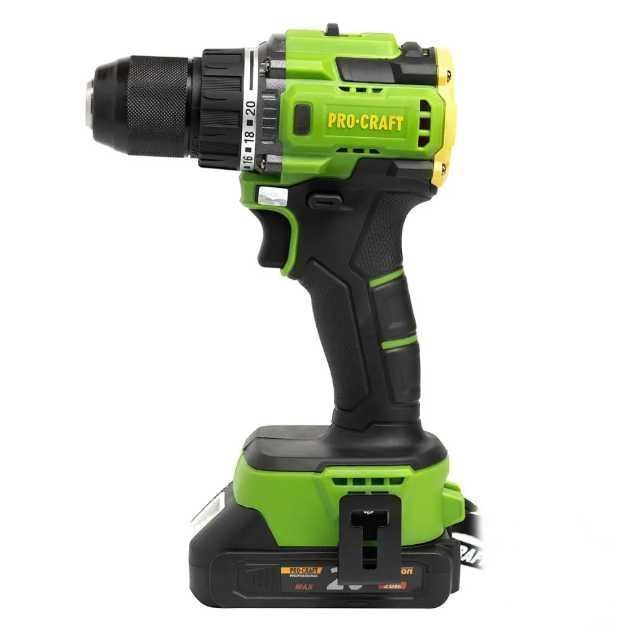 Шуруповерт Procraft (з 1 акб і зп) PA18LiH шуруповерт аккумуляторный