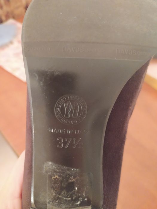 Sapatos italianos pele castanha