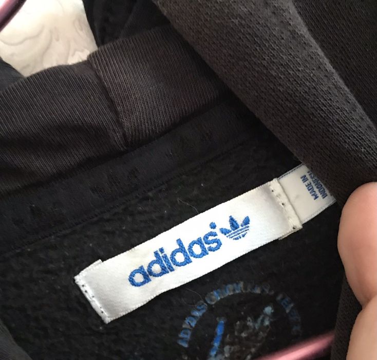 adidas Originals Rhinestone Trefoil Full-Zip Hoodie