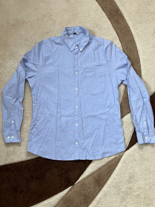 Сучасна чоловіча блакитна рубашка, сорочка, (стан нової),рXL