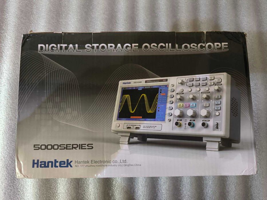 Осциллограф Hantek DSO5102P, 100 МГц, 2 канала, 1 Гвыб/с.