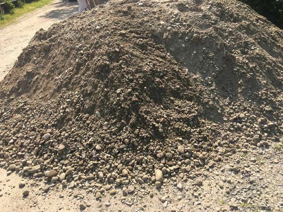 Гравій річковий, щебінь, пісок, рінча, доставка