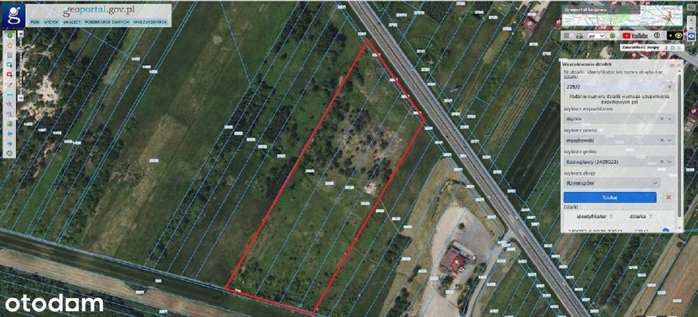 Działka komercyjna 47 003 m² w super lokalizacji