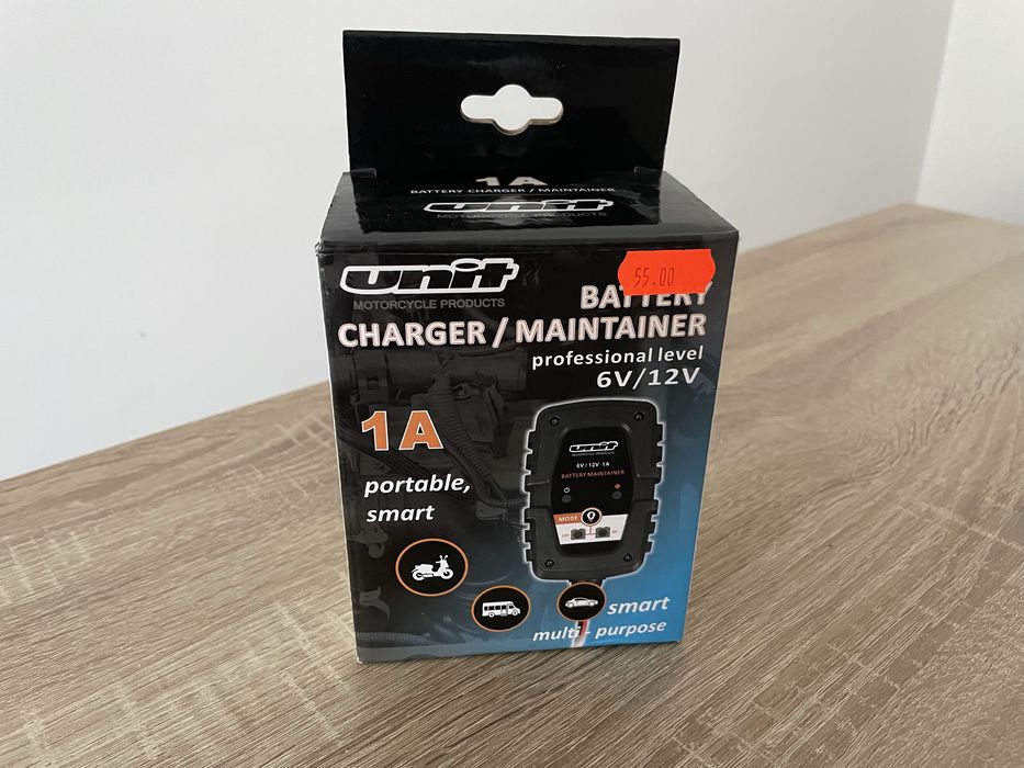 Ładowarka mikroprocesorowa i prostownik UNIT do akumulatorów 6V i 12V