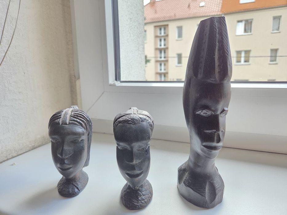 Figurki afrykańskie, czarne