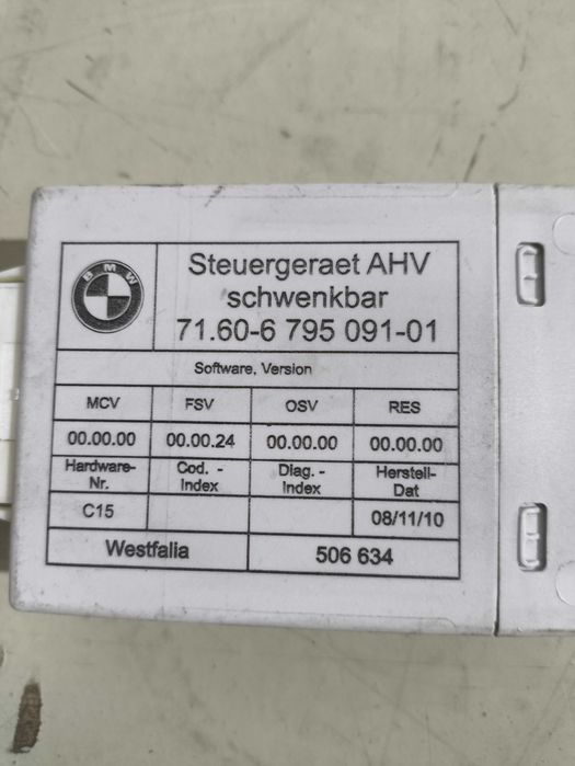 Modulo Eletrónico Reboque BMW série 3 E90/E91/E92  679.5091