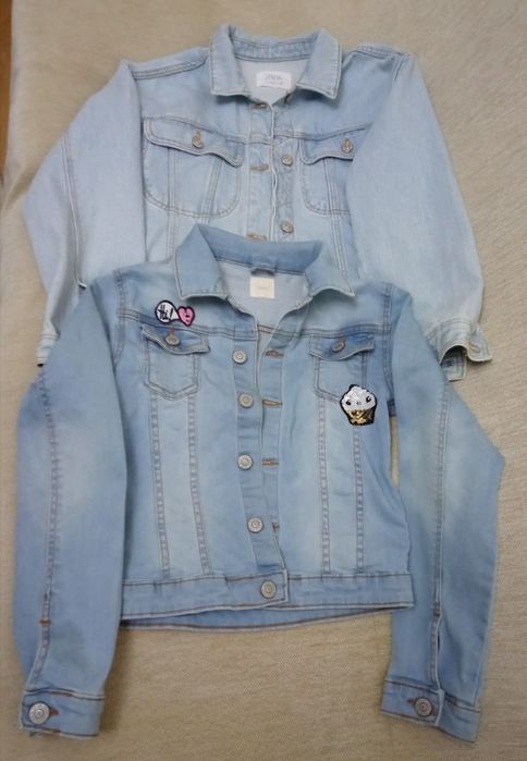 Куртки джинсовые на девочку 11-12 лет. ZARA