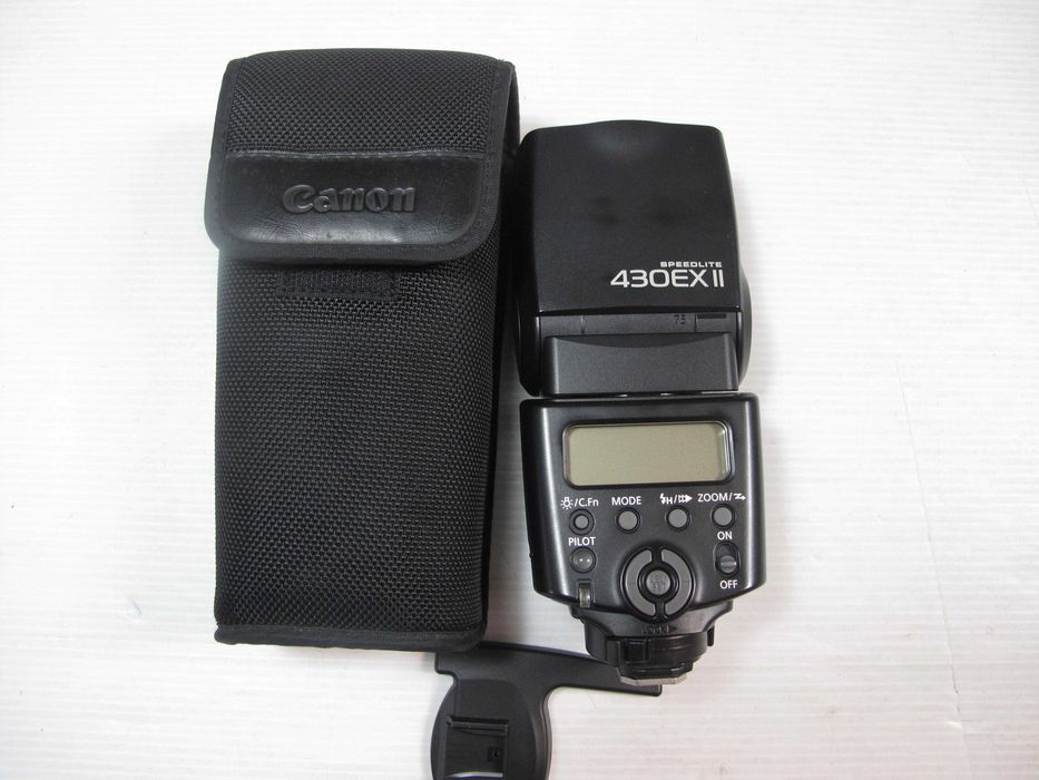 Flash Canon 430 EXII a funcionar na perfeição