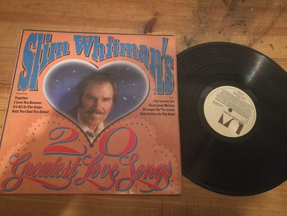 SLIM WHITMAN’S (Country Music) - 20 Great Love Songs LP