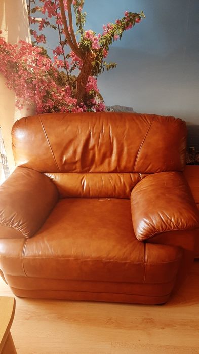 Skórzany komplet mebli