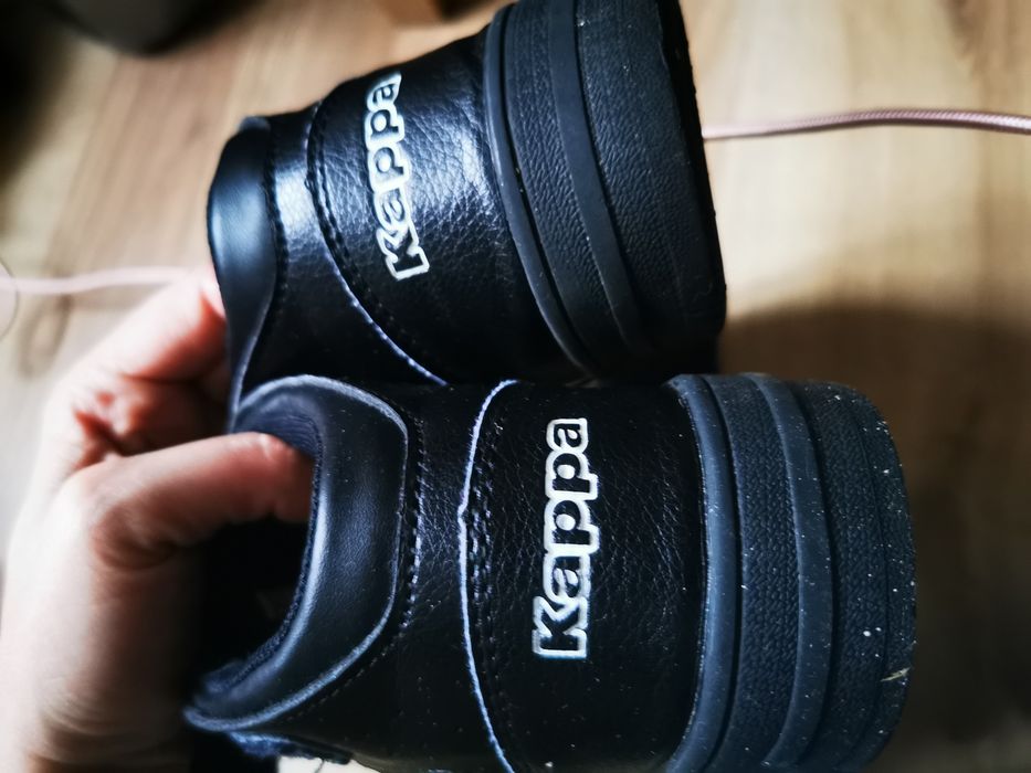 Buty 32 kappa czarne brokatowe