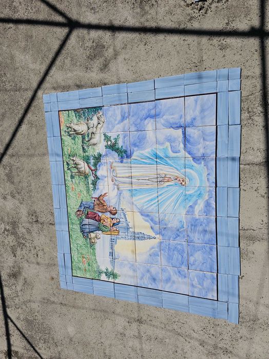 Azulejos de extrior parede Pintado a Mão