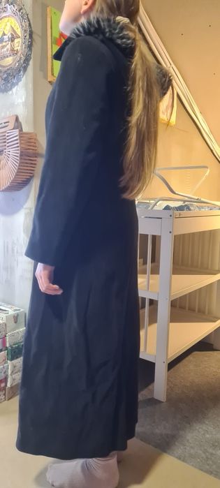 Sprzedam plaszcz cieply rozmiar 42, wełna i kaszmir