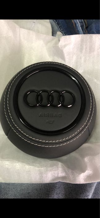 Tampa airbag audi a3 8v, a4 a5 b8 e b9 em pele otiginal