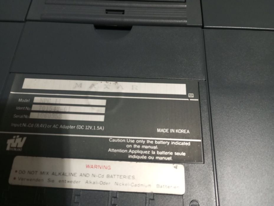 Portátil Maxar NPC II