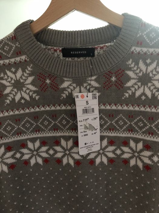 Sweterek męski reserved S nowy